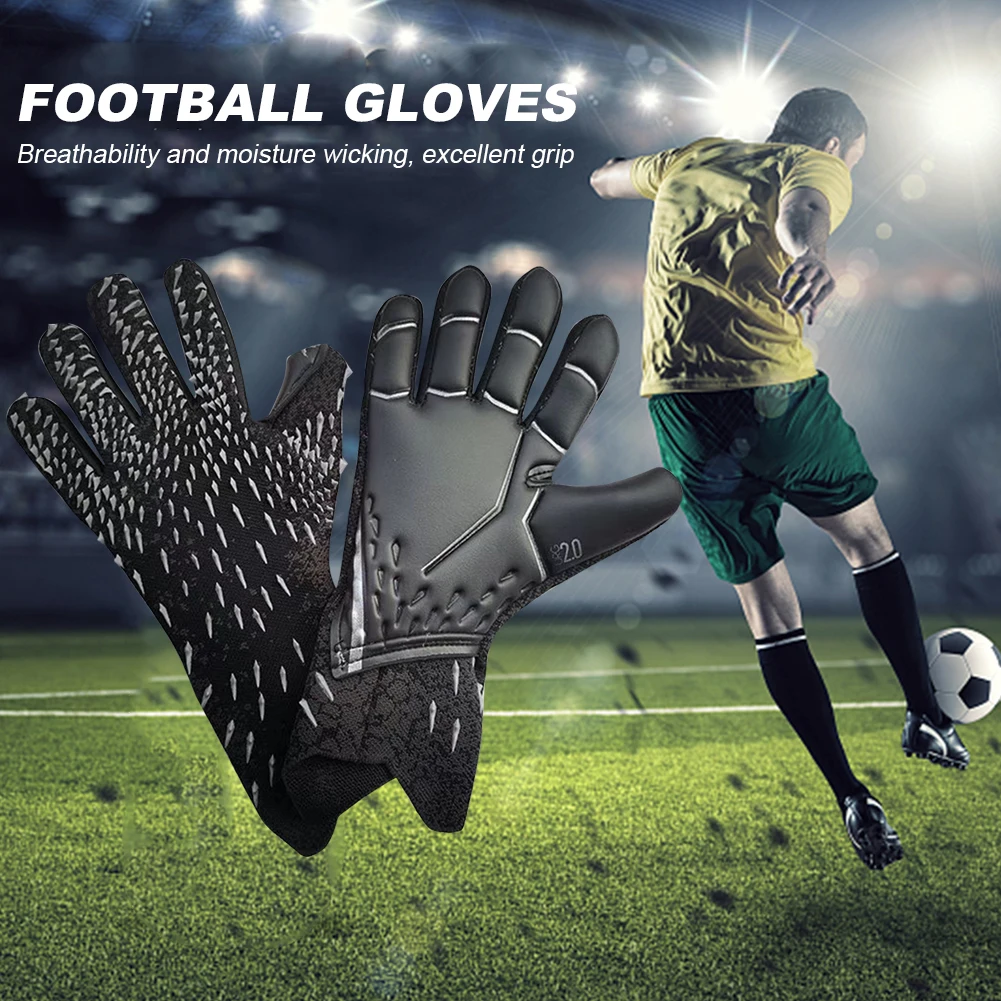 Guantes de portero de fútbol para niños, jóvenes, jóvenes, niños, guantes  de fútbol con fuertes agarres, correas de velcro para soporte de muñeca