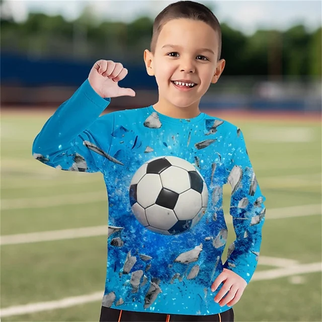 축구를 사랑하는 어린이를 위한 편안하고 스타일리시한 어린이용 축구 셔츠