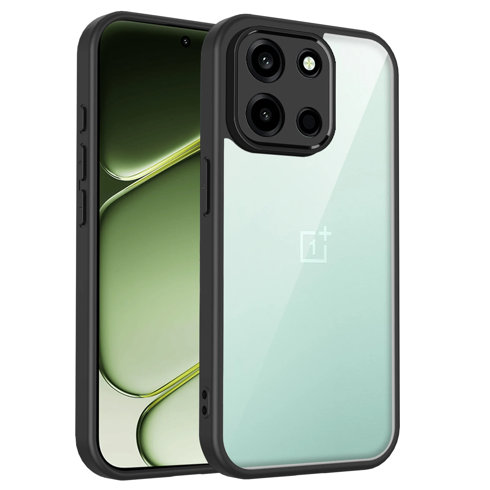 Enhanced Shockproof Silicone Bumper Clear Matte Phone Case with Air Cushion Technology