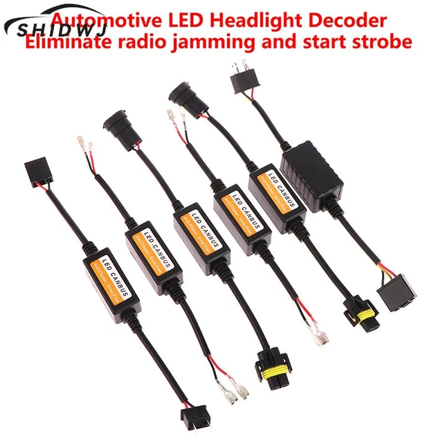 Hot LED Canbus Decoder Car Headlights Error Free Resistor H1 H3 H4 H7 H9  H11 Adapter Warning Canceller - AliExpress