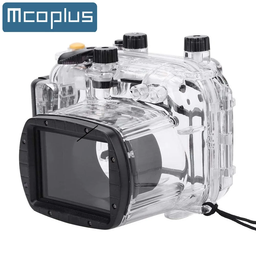

Mcoplus 40m / 130ft Camera Underwater Diving Waterproof Housing Case for Canon G15 S95 Camera