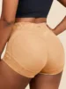 84893-9f7b7f.jpg Culotte gainante confortable pour femme à imprimé léopard, effet rehausseur de fesses, avec dentelle et contrôle du ventre