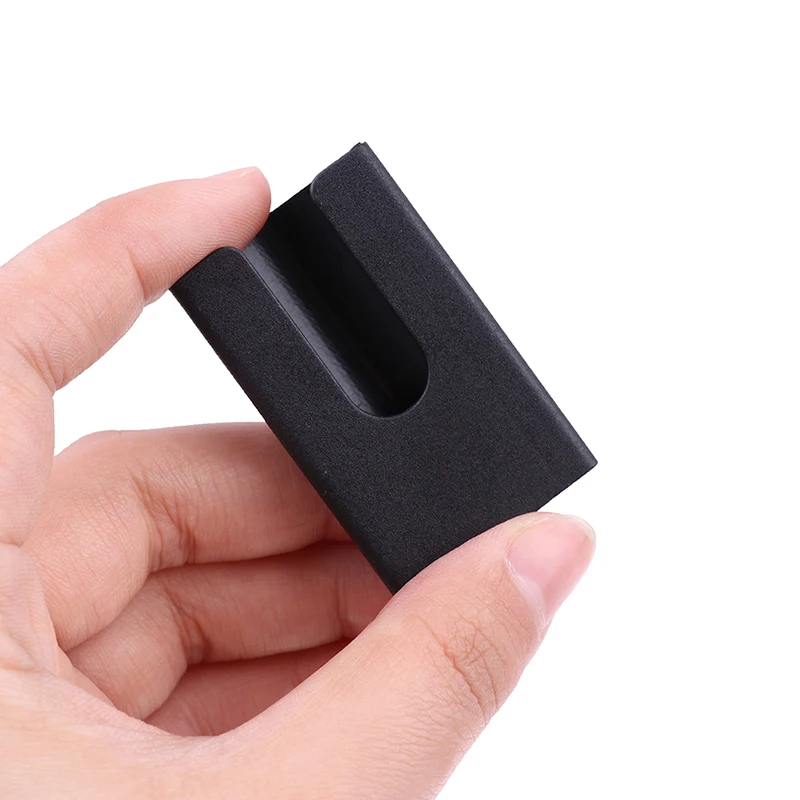 

Black Razor Head Protective Cover Case Plastic Double Edge Razor Head Sleeve Long Handle Universal