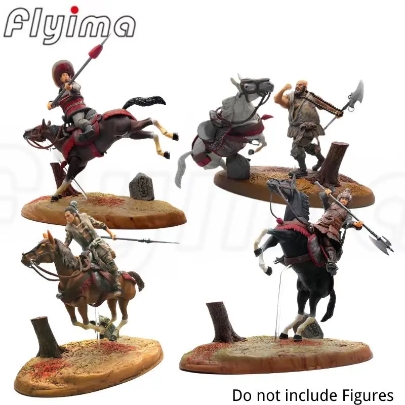 

Фигурка китайской традиционной классической военной лошади Flyima 1/18, ПВХ игрушки ручной работы, бесплатная доставка