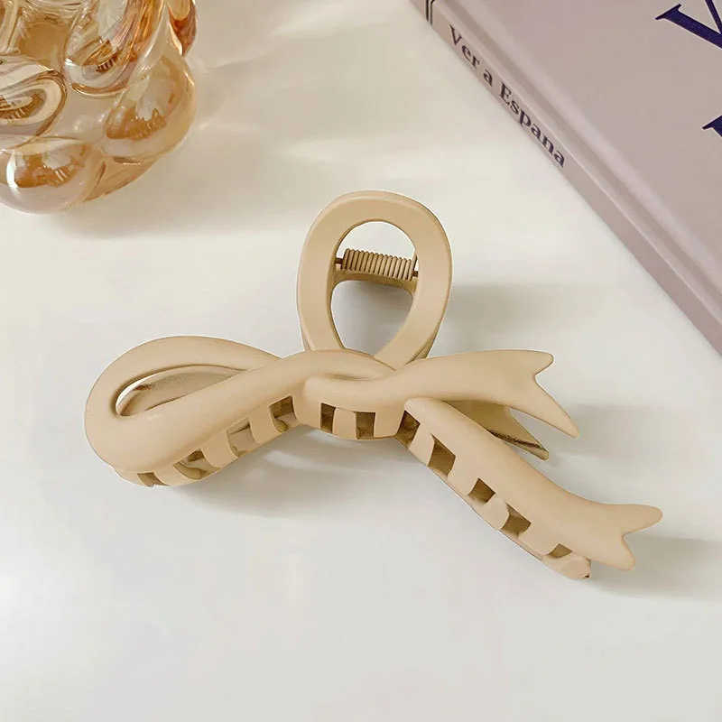 13CM Matte Haarspangen Vintage Schleifen-Haarklammern Krabben-Haarspangen Haarschmuck für Frauen Haar-Accessoires Haarspangen – Detail 8