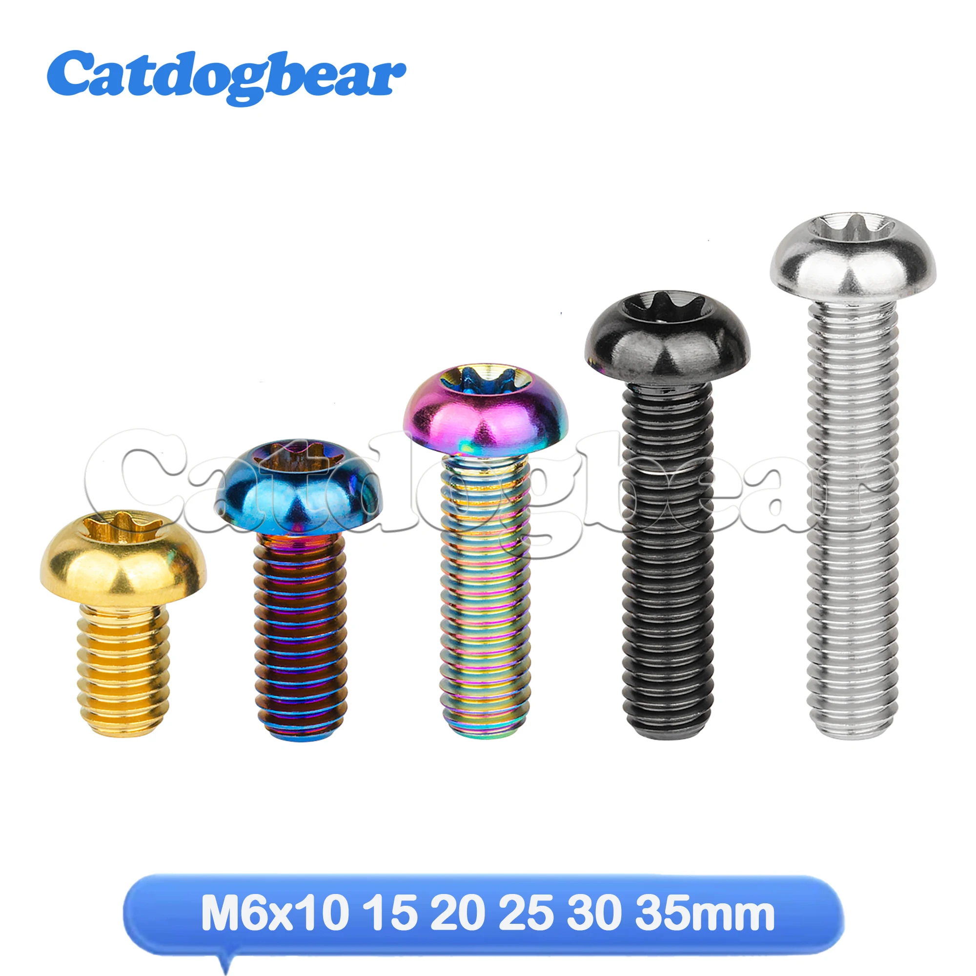 Viti In Titanio M5 Torx – Lunghezze 10-35 Mm – Lega TC4/Gr5 – Per Moto E Bici – Goobetter