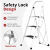 Step Ladder Folding Step Stool Step Ladder, Stool for Adults with Anti-Slip Pedal,330 lbs Capacity Stool for Kitchen 2