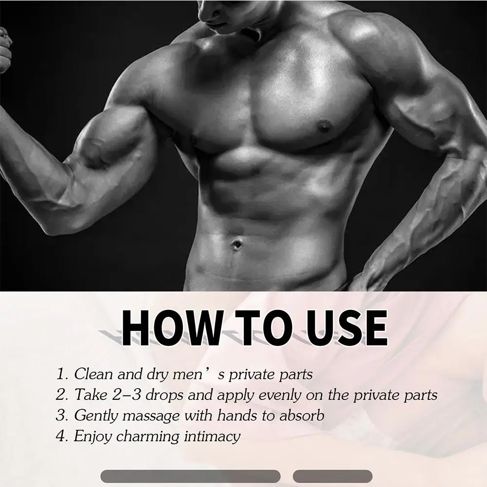 30ml Men's All-In-One Supplement Drops Strong Men Increase Enhance Sexual Essence Sensitivity Stamina Boosting Self-Confide I4P2 sexual sensitivity oil
