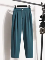 High Quality Korean Style Straight Trousers Plus Size Pants Woman Autumn Winter 2026 New Arrival High Waist Suit Pants - Image 3