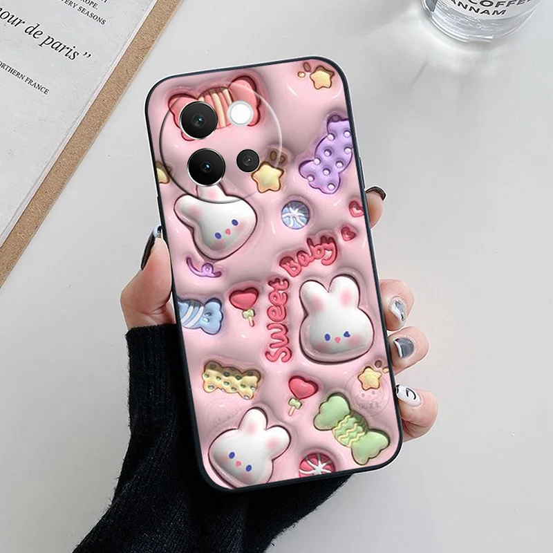 Lovely Panda Cartoon Soft Silicone Phone Case - Enhanced Protection with Bumper Design