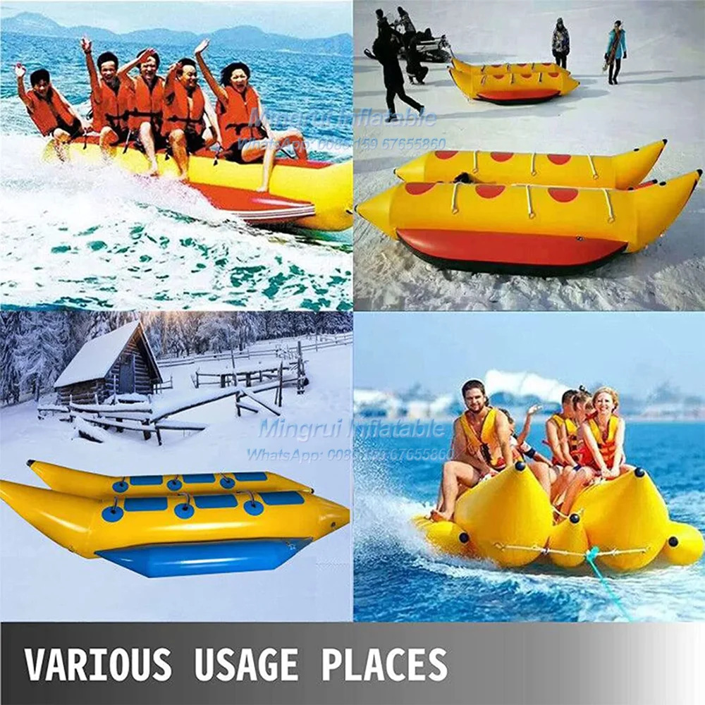 Inflatable Banana Boat with 7Seat, Flying Fish Towable Tube, , Hot Sale