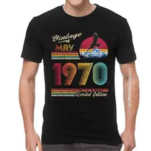 

May 1970 T Shirts Men's Fashion T Shirt Cotton Oversized 50 Year Old 50th Birthday Tshirt Urban Tee Top Fast Shipping