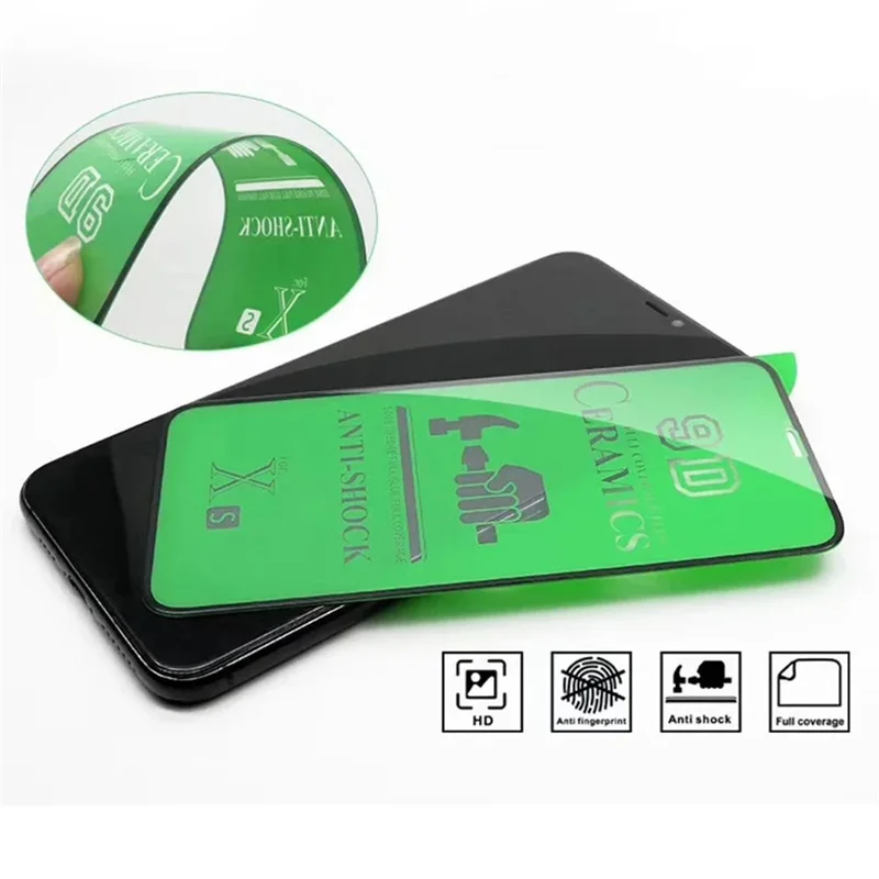 Clear Screen Protector Set - 5-Pack Soft Ceramic Film for Ultimate Display Protection