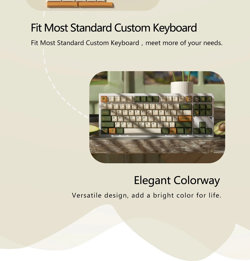 Perfil Cereja para Teclado 87 Tkl 104
