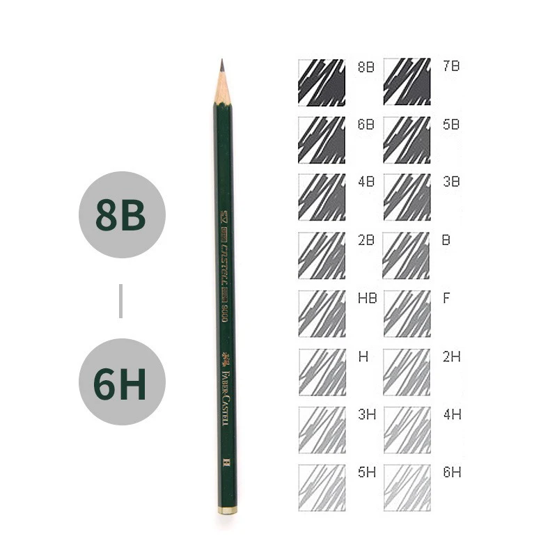 Enhanced Sketching and Shading Pencil Set