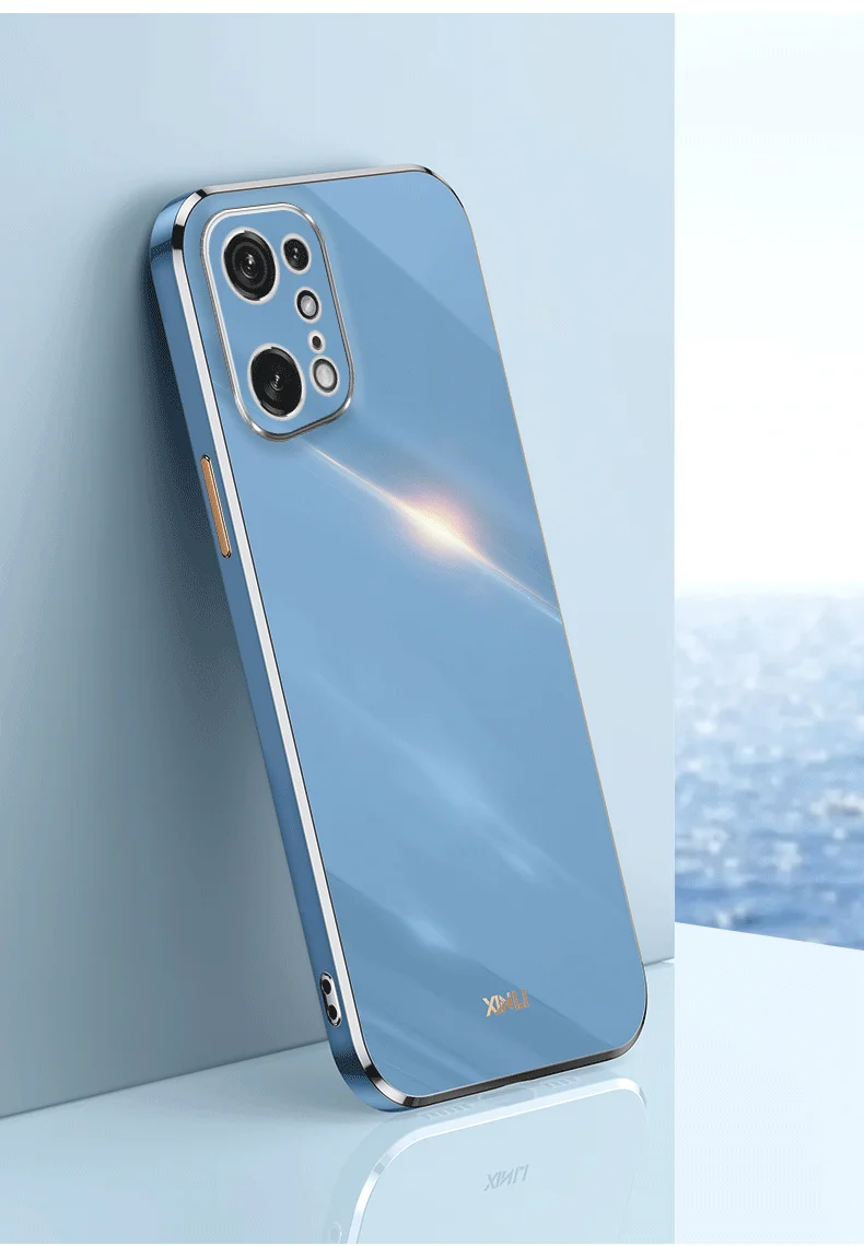 Funda For Oppo Find X5 Pro Case Tyylikäs pinnoitettu puhelimen kuori Oppo Find X5 Lite Case Ylellinen Pehmeä Silikoni Iskunkestävä B_voghion.com