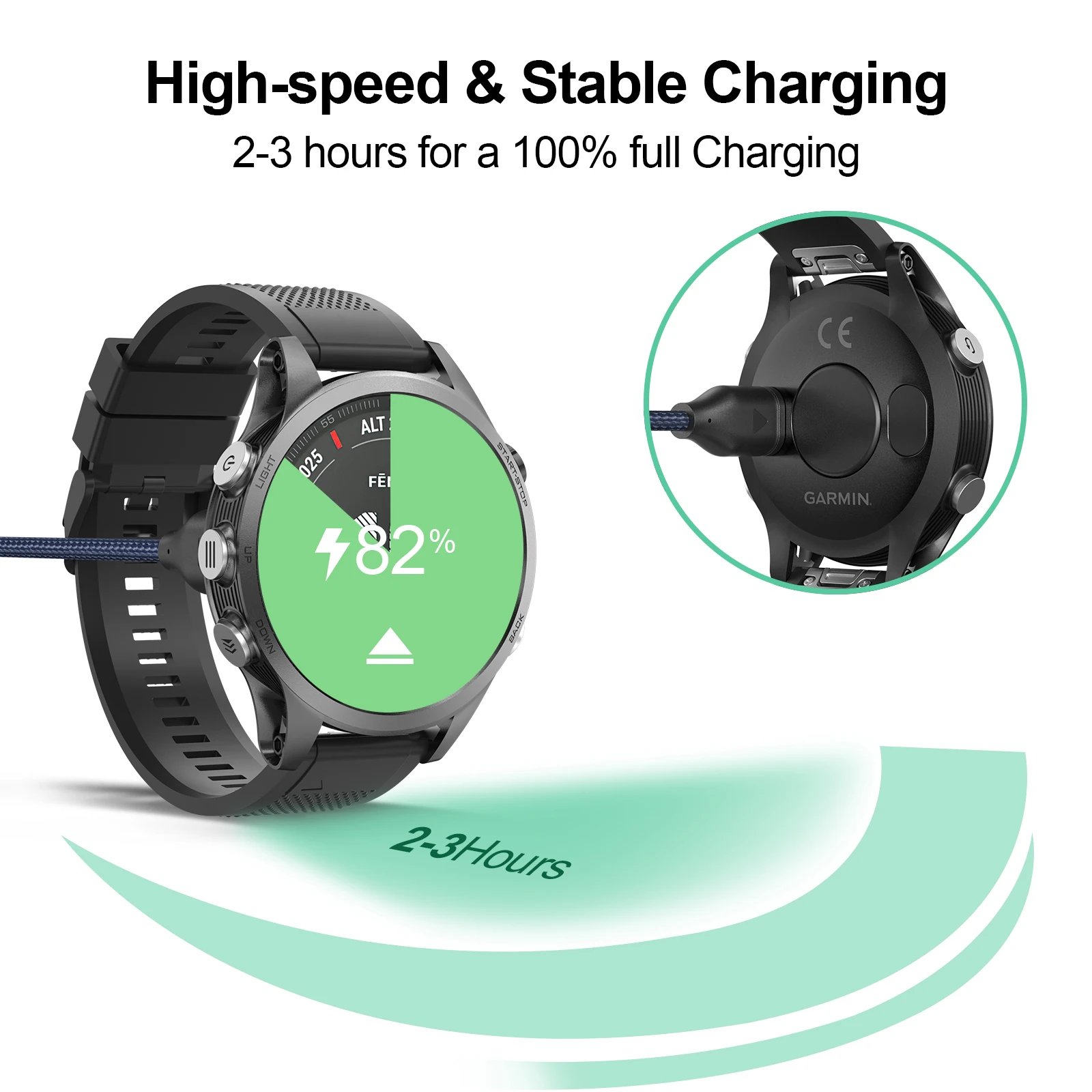 รูปสินค้า สายชาร์จ USB คุณภาพสูง สำหรับ Garmin หลายรุ่น