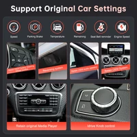 1920*720 écran tactile affichage multimédia de voiture pour Benz A B CLA GLA W176 W463 W246 2013-2015 NTG4.5 sans fil Carplay Android Auto 5