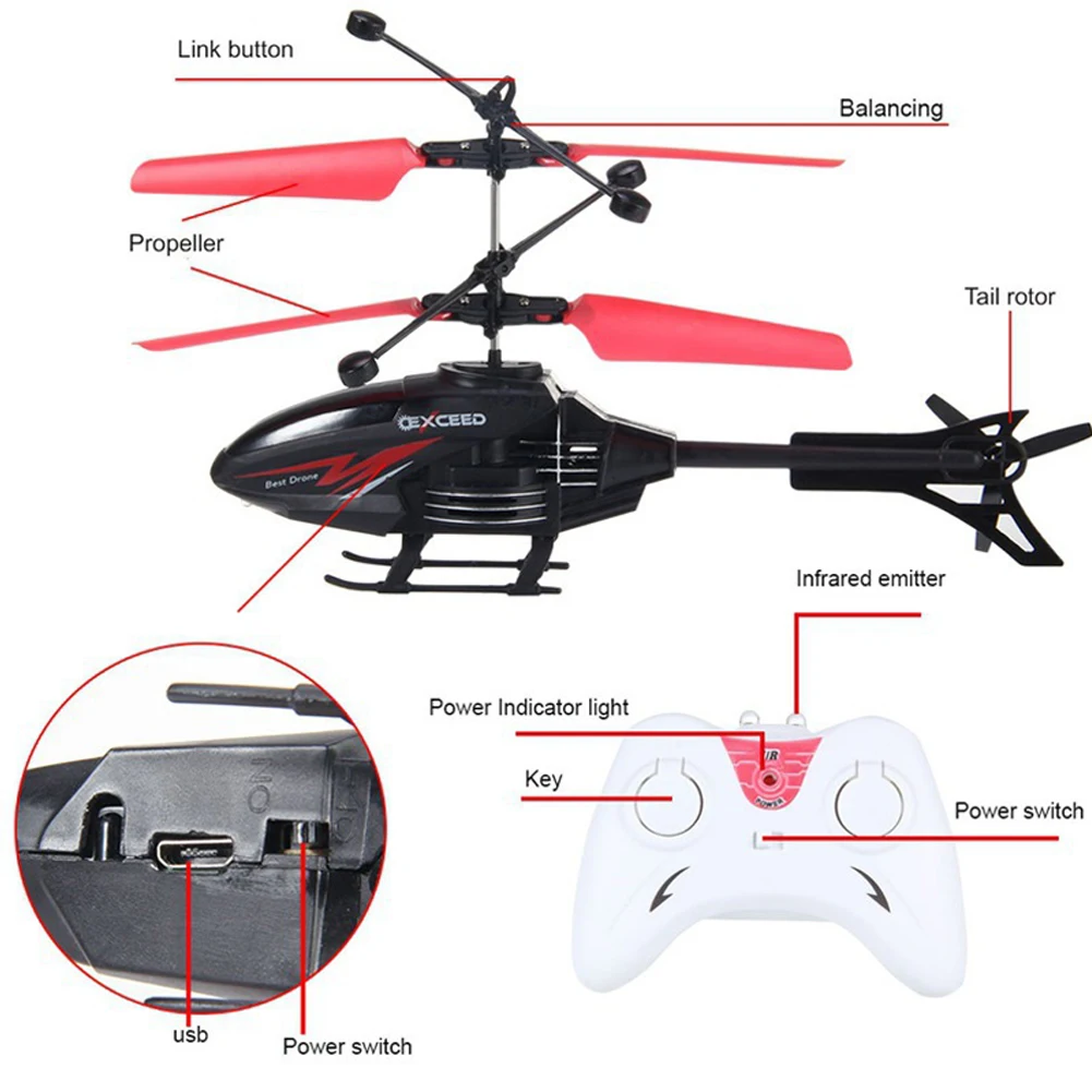 

Remote Control Aircraft Induction Helicopter Mini Drone Fall Resistant Drone Aircraft Primary School Toy Boy Light Aircraft