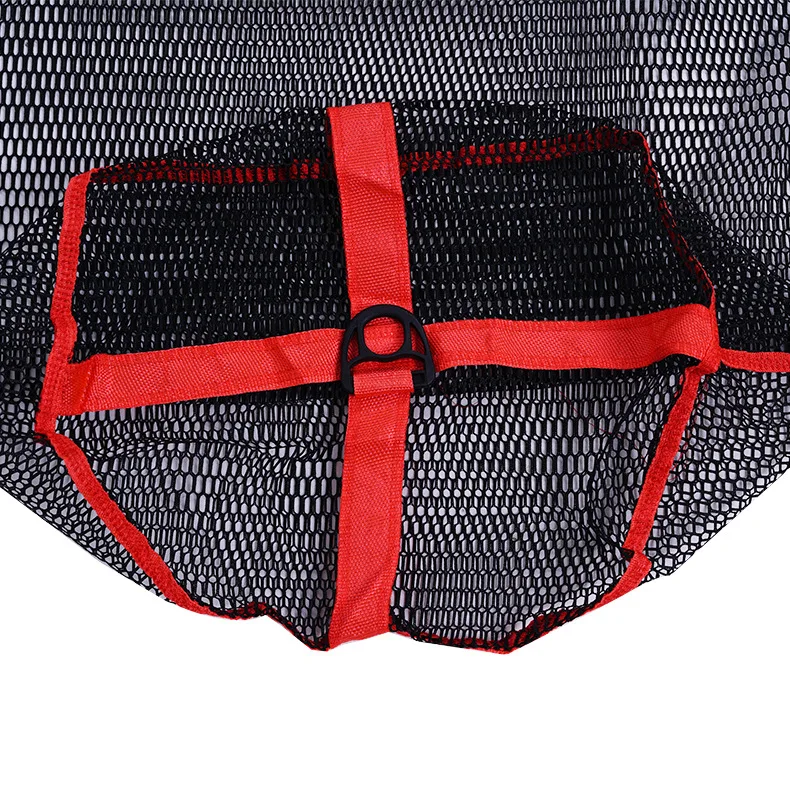 Portable Fishing Net for Crayfish Shrimp Landing Bucket Woven Collapsible Traps Mouth Meshes Bags with Bundle Fishing 
Cage