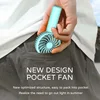 Three-gear Adjustable Mini Portable USB Handheld Small Pocket Fans Desktop Noise Reduction Fan for Office Bedroom Outdoor Travel 3