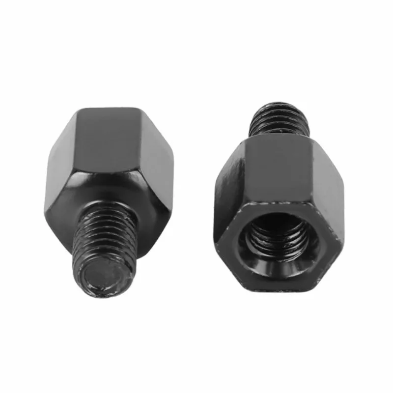 motorcycle mirror 1Pair Motorcycle Mirror Adapters M10 10MM M8 8MM Rearview Mirrors Conversion Bolt Clockwise Anti-clock Right Left Thread
