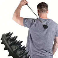 Black Retractable Back Massager | 23-70cm Extendable Handheld Massage Stick for Body - Image 8