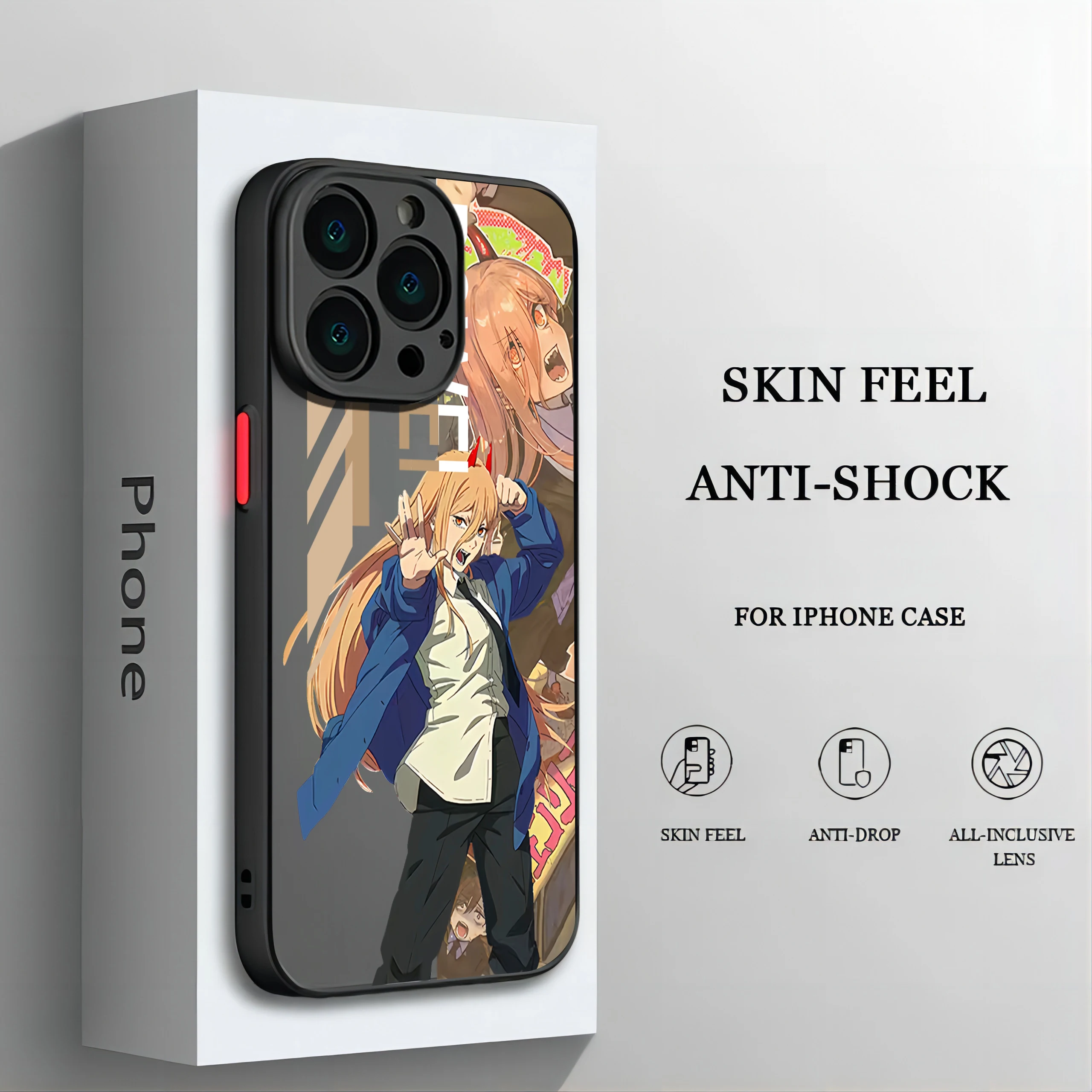 Chainsaw Man Anime Makimas Phone Case For iPhone 15 14 13 12