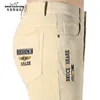 New Winter Men's Corduroy Casual Full Pants Bruce&Shark Fashion Stretch Men's Trousers Loose Mid Waist Thick Cotton Size 28 - 40 1
