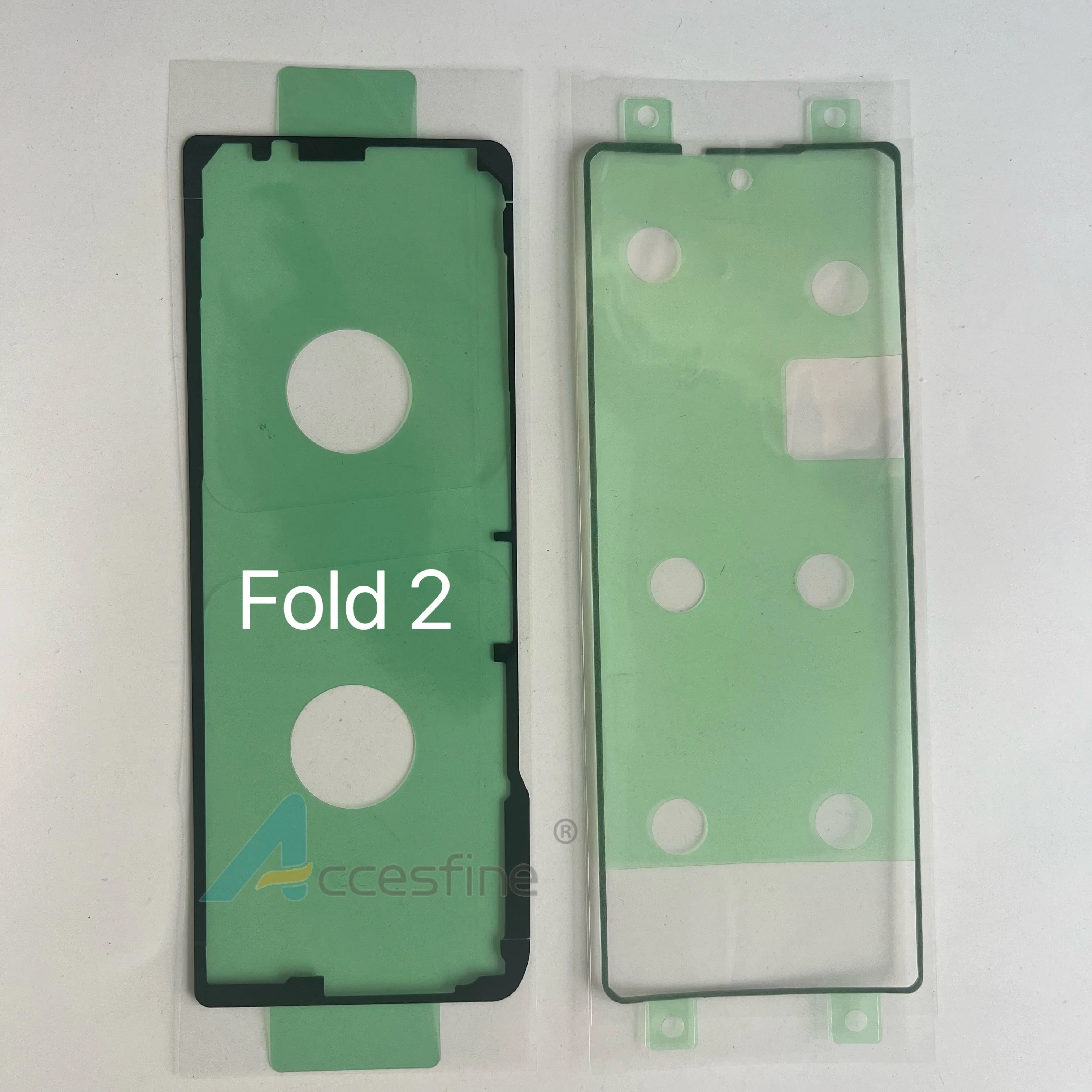 삼성 갤럭시 Z 폴드 6 5 2 3 4 F900 F916 F926용 LCD 디스플레이 외부 스크린 프레임 접착제 + 후면 커버 스티커 접착제 세트