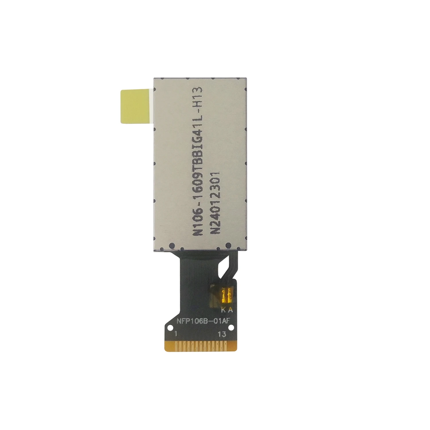 1.06 Inch 96*160 TFT Display LCD Module 4 Line SPI Interface GC9107 Drive IC Normally White 13 Pins