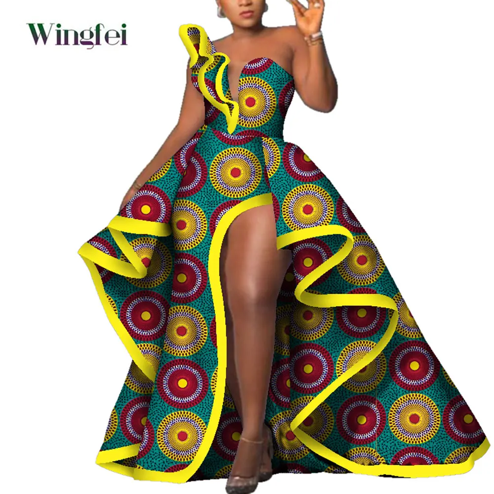 African Wax Print Dress African Dresses For Women Formal African Print Long  Dresses