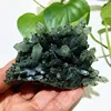 Natural Stones Epidote Crystal Cluster Tower Symbiosis Specimen Feng Shui Crystal Witchcraft Energy curative Room Decoration 4