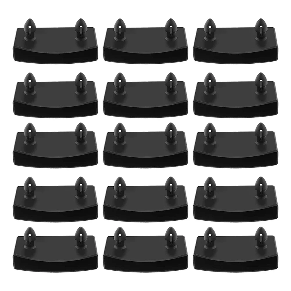 Plastic Bed Slat End Caps Holders 50pcs Sofa Bed Slat Sides Centre Cap Replacement 55mm Holding Securing Furniture bed slats connectors
