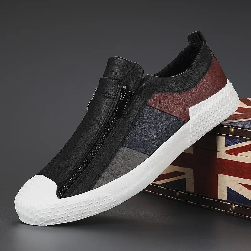 Men's Vulcanized Shoes Spring/Autumn Designer Sneakers Breathable Men Loafers Shoes Soft Sole Comfortable Casual shoes Flats 3