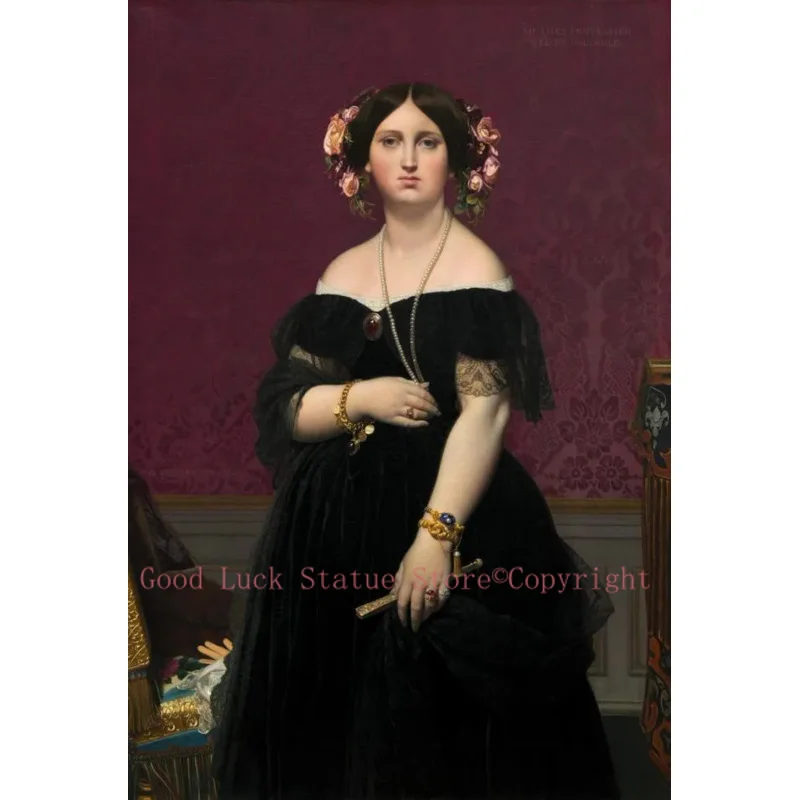 

Special Offer # TOP Classical art --Jean-Auguste-Dominique Ingres, French oil painting---36 "