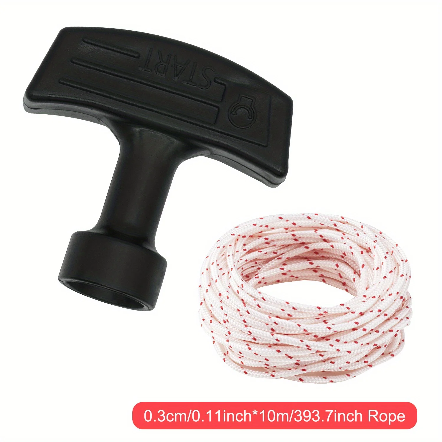 Durable Recoil Starter Rope with Versatile Handles