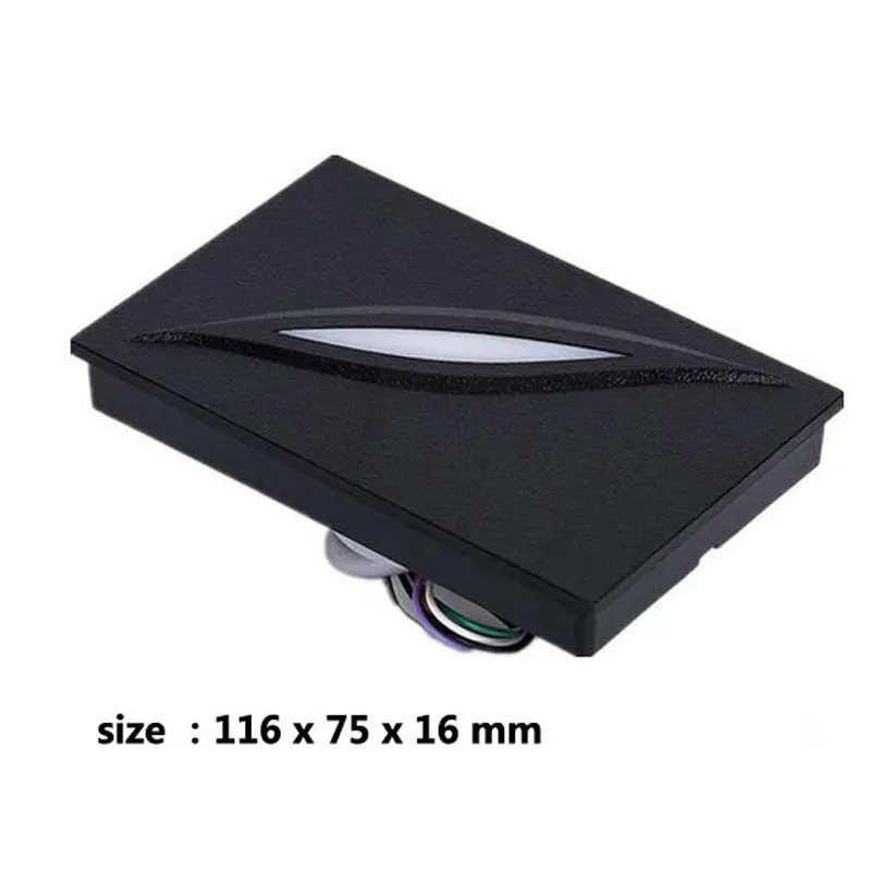 ZK KR101M 위건드 34 13.56mhz IC NFC 카드 리더 방수 출입 통제 시스템 리더