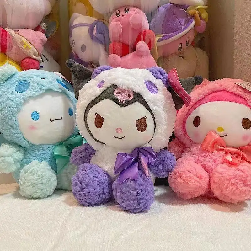 Original 20cm Sanrio Plush Toys For Girls Hellokitty Stuffed Animals Cute Anime Plushie Kawaii Doll Soft Toy Peluche Hello Kitty велобандана buff original buff hello snowy jr см 50cm 55cm 81737