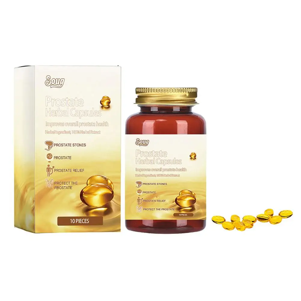 30pcs Prostate Natural Herbal Capsules Prostate Urgency Symptoms Remover Capsules For Men Soothing Body Health Care