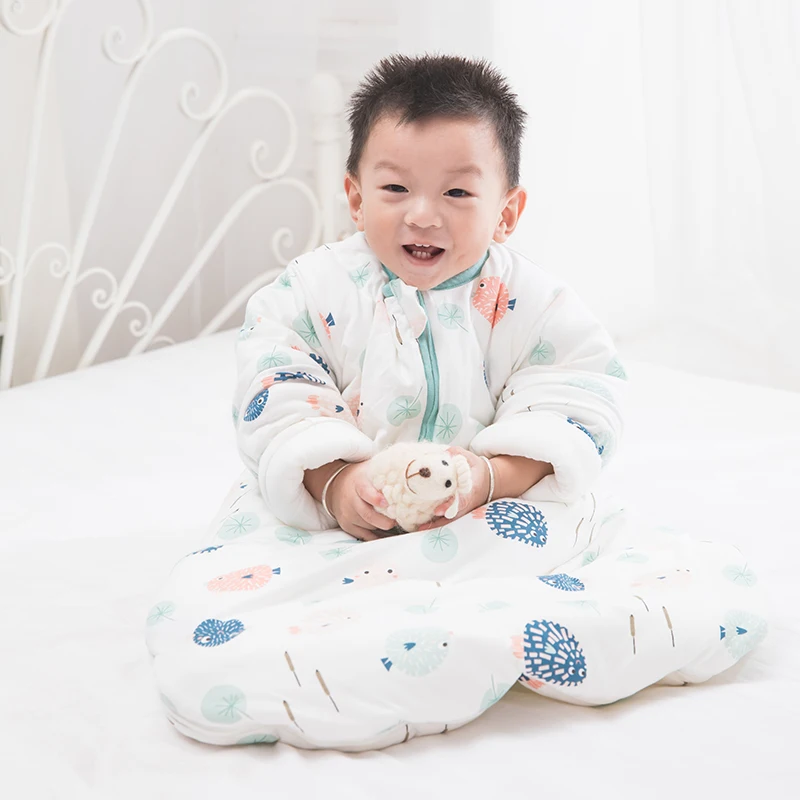 Baby Boy Clothes Sleepwear Nightgowns Autumn Winter Thicken Cotton Cartoon Baby Girl Pajamas And Bathrobes Newborn Infant Stuff
