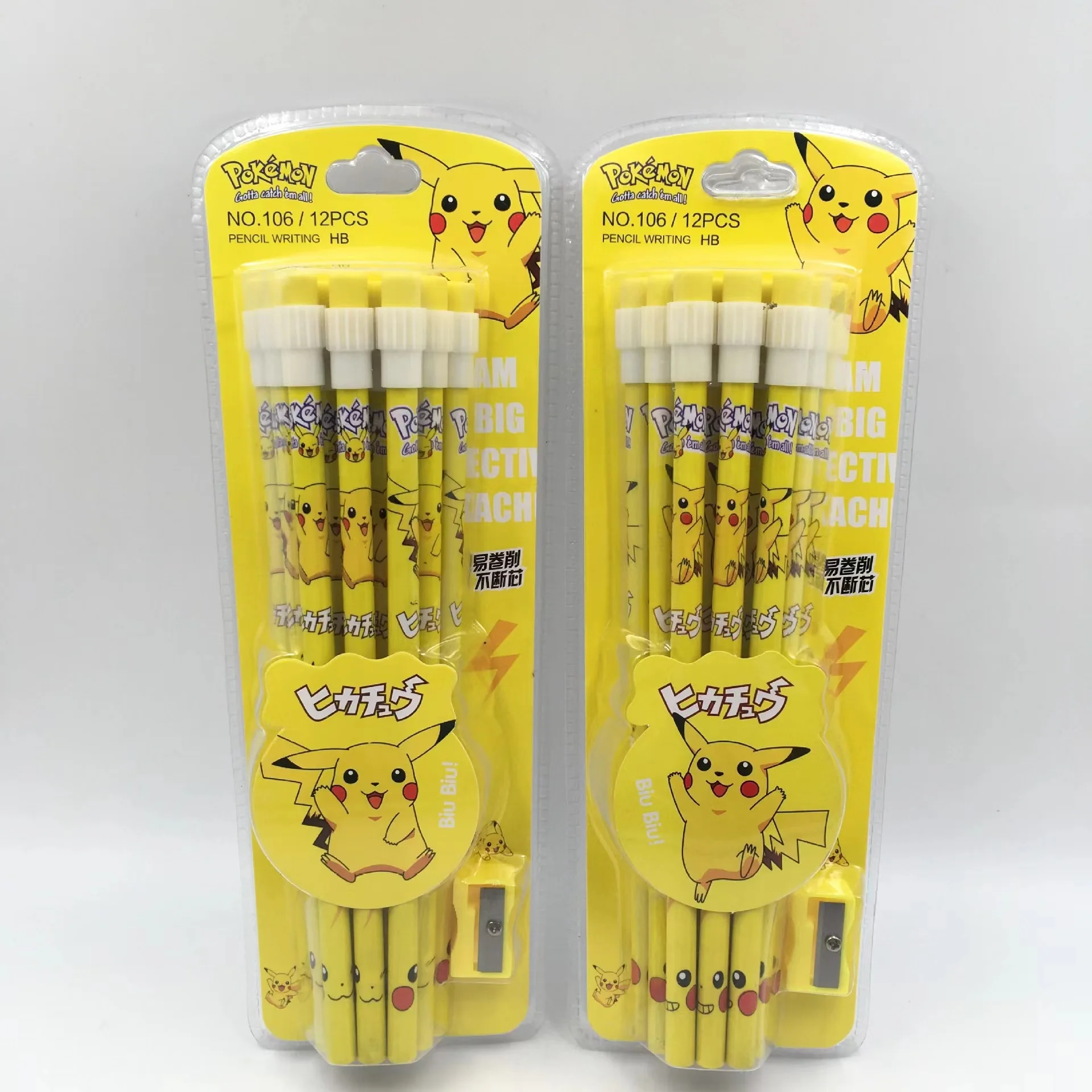 2B/hb Pencil Pokemon Anime Pencil Children Cartoon Student Stationery  School Supplies Pencils Pikachu Figure Kids Toys Gifts - AliExpress