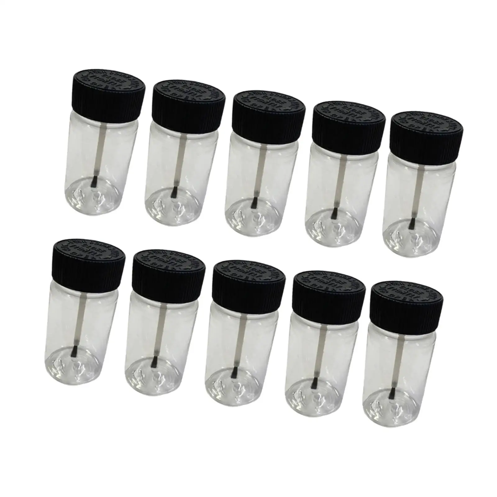 10Pcs Touchup Paint Applicator Bottles Reusable Fixing Wall, Stone Chips,