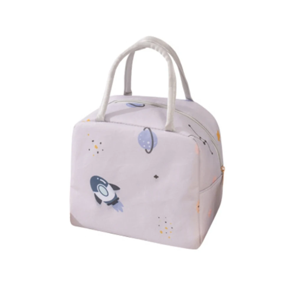 Oxford Waterproof Lunch Bag Thermal Insulation Lunch Box Storage Handbag Multifunctional Food Picnic Lunch Bags for Student