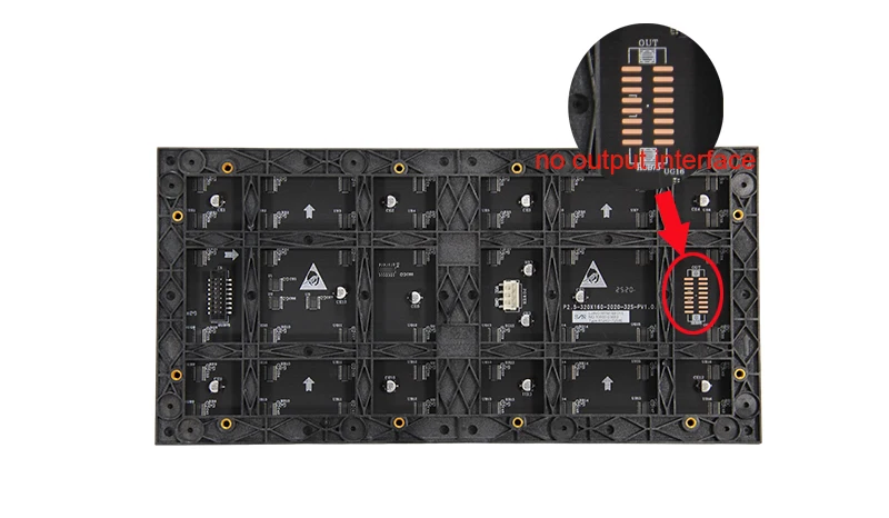 最安値 P2.5 320x160mm フルカラー屋内LEDパネルモジュール 128x64