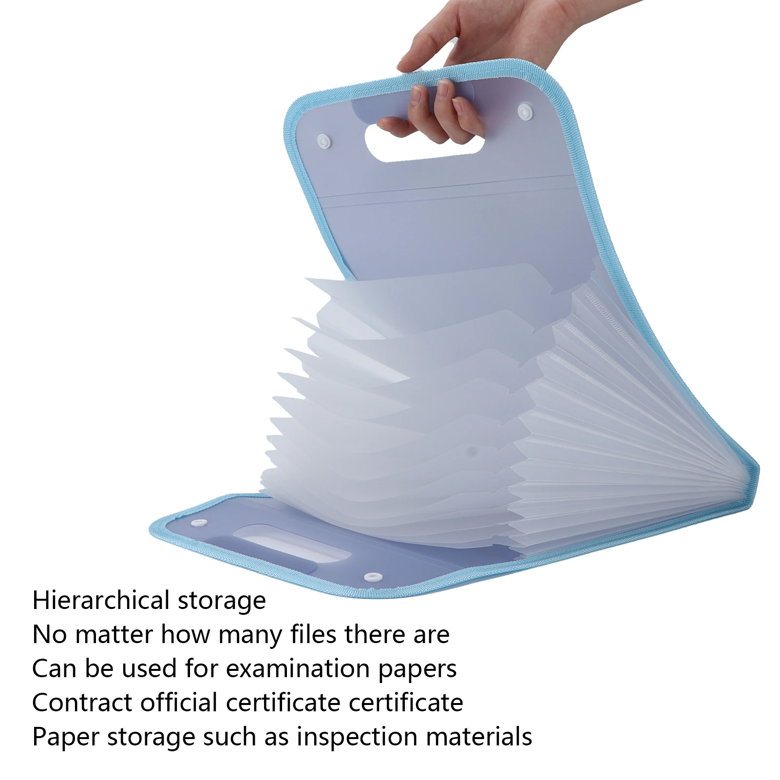 【Sale】Folder 13 Layers Large Capacity Easy Store Waterproof Antifouling File Folders for Organize Files Accordion Folder