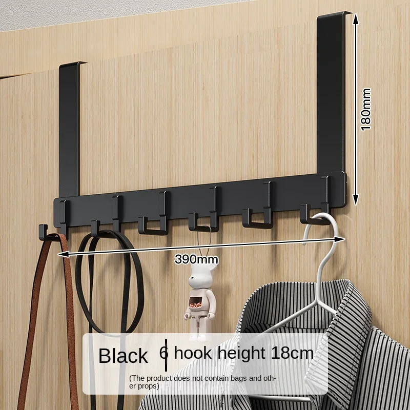 Door Hook Hooks Over The Door 6 Hooks Clothes Coat Hat Towal Hanger Bathroom Organizer Rack