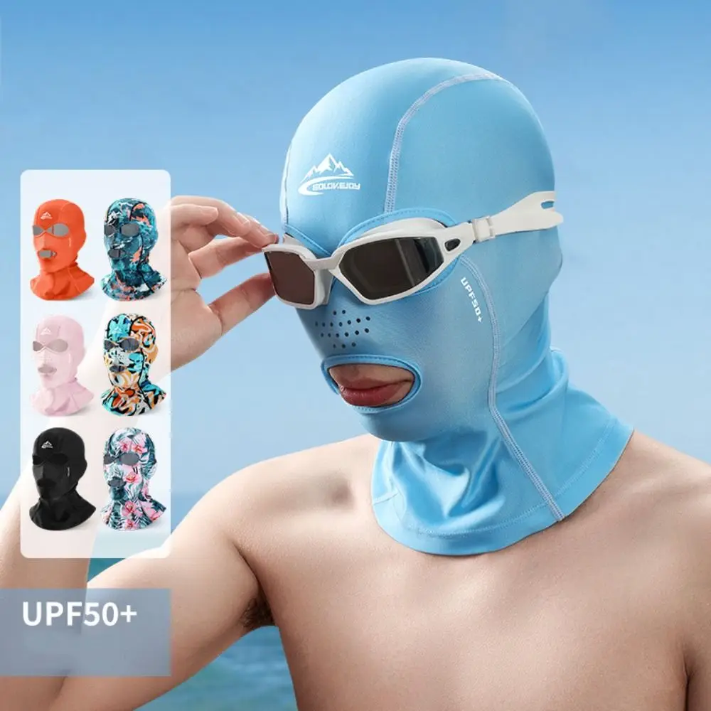 

Sunproof Swimming Cover Diving Hood Ice Breathable Fishing Facekini Ultraviolet-proof Unisex Sunscreen Headwear Outdoor Sports