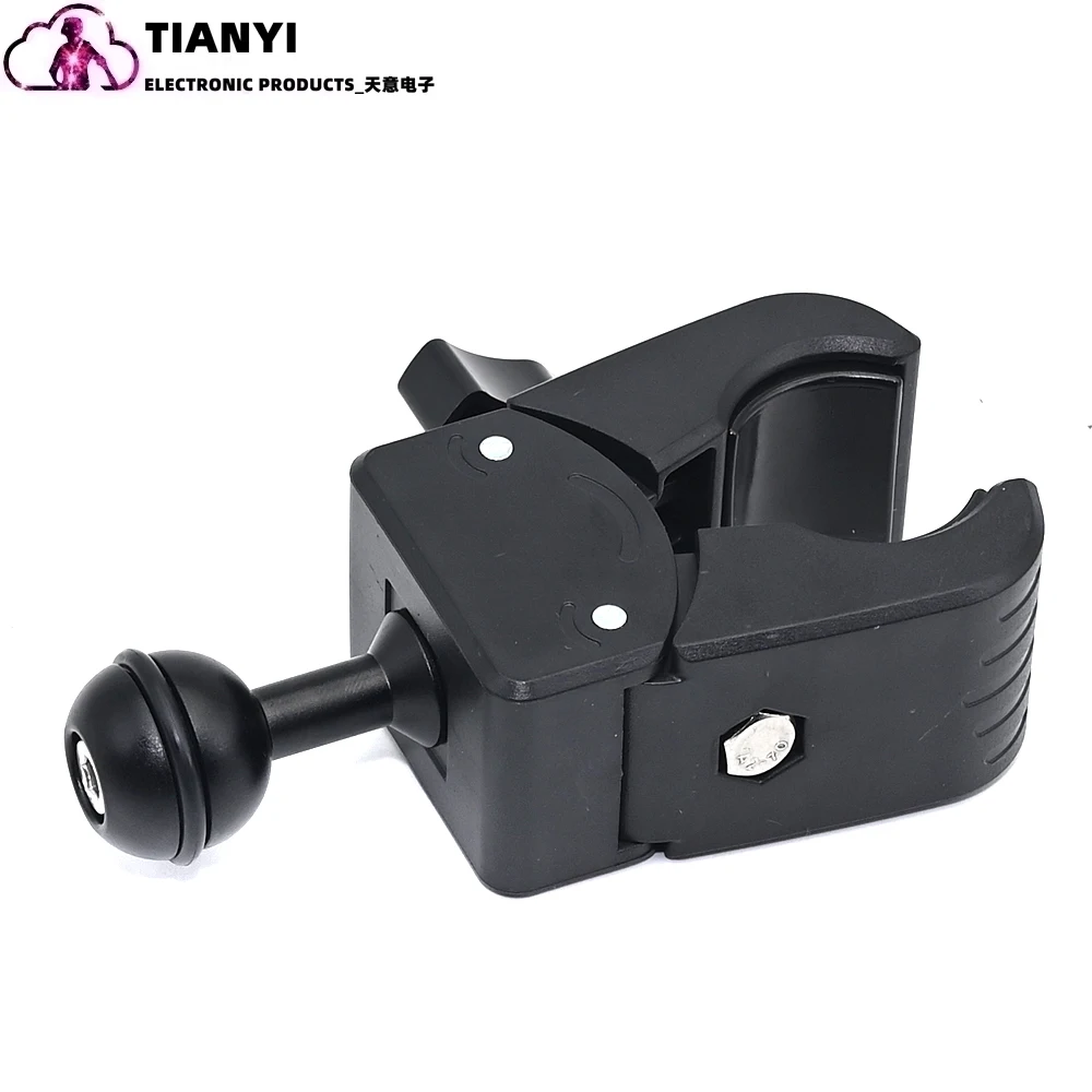 Diving Flashlight Underwater Photography Ball Head Clip Type Flashlight Clip 55MM