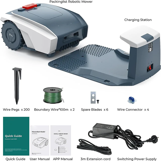 Robot mower 24V 1000 Square Robotic Lawn Mower Electric Mower GPS